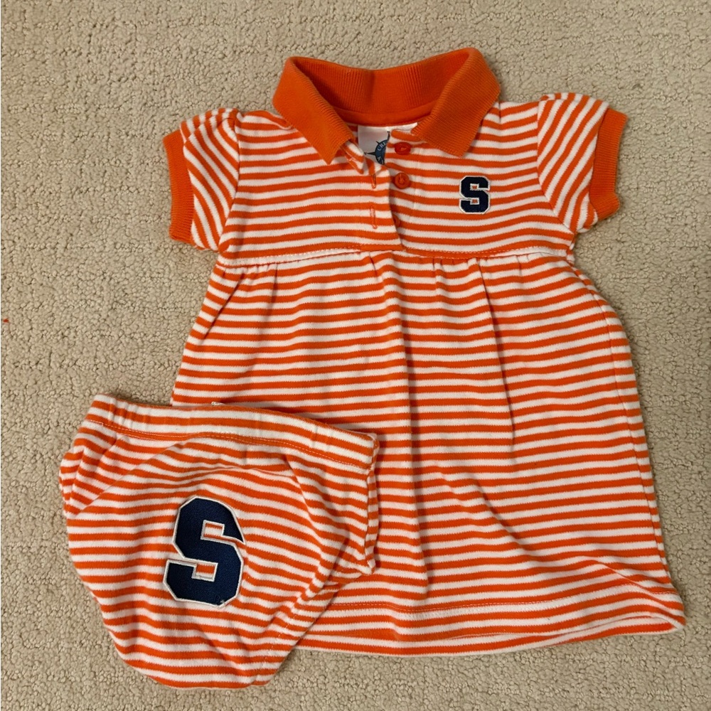 Syracuse Baby Girl Dress & Bloomer Set